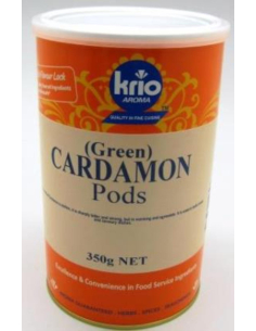 Krio Krush Cardamom Pods Green 350 Gr x 1